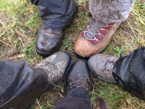 canal muddy boots