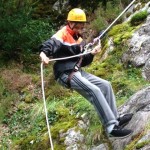 paddy abseiling